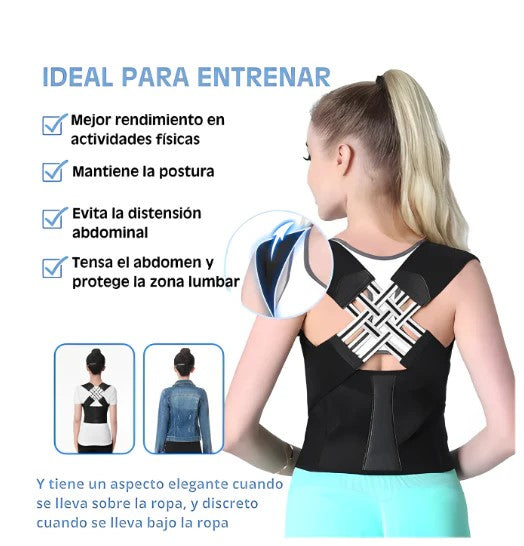Corrector De Postura Espalda Hombres Y Mujeres Unisex